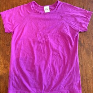 Girls Active Short Sleeve Top - Purple